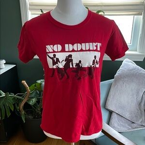 No Doubt Red Graphic T-Shirt